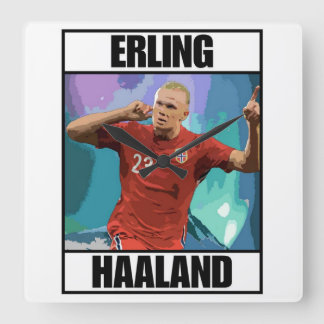 Haaland Square Wall Clock