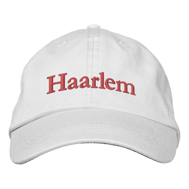 Haarlem Embroidered Baseball Cap (Front)