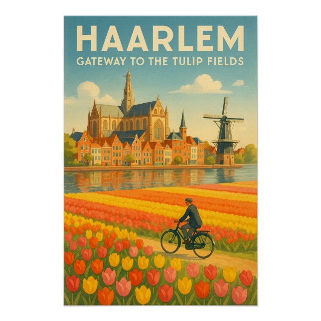 HAARLEM – Gateway to the Tulip Fields Poster (Front)