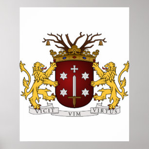 Haarlem wapen, Netherlands Poster