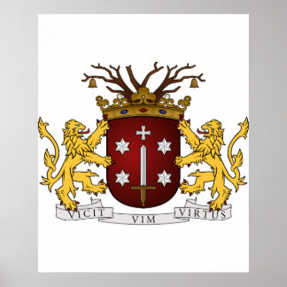 Haarlem wapen, Netherlands Poster