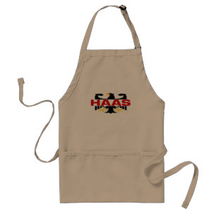 Haas Surname Standard Apron