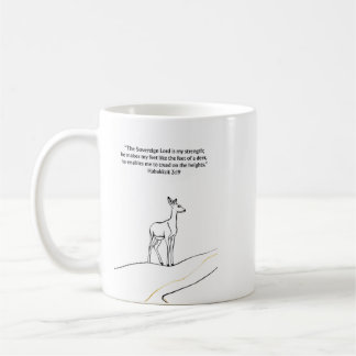 Habakkuk 3:19 Christian Mug | Faith Gift