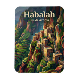 Habalah Village Saudi Arabia Magnet