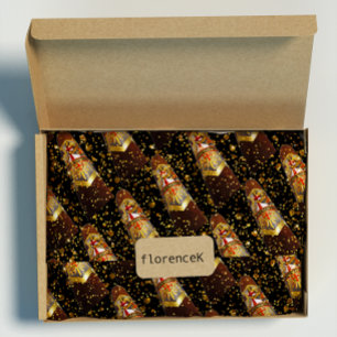 Habana Cigar Luxury Vip Cuban Gold Wrapping Paper