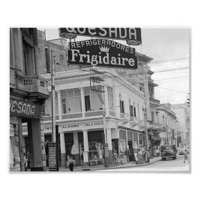 Habana Cuba Lamparas Quesada 1955 Photo Print (Front)