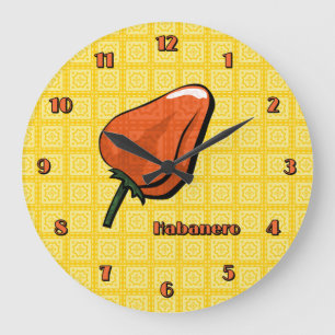 Habanero Chilli Pepper Clock
