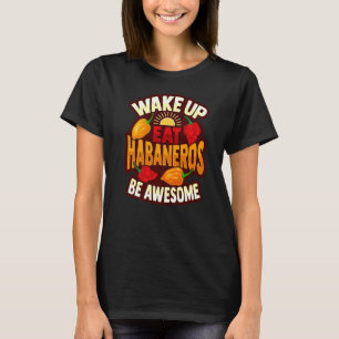 Habanero red pepper for a Scoville Chilli T-Shirt