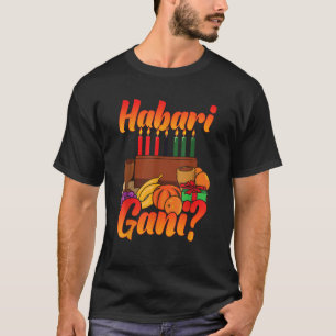 Habari Gani Kwanzaa T-Shirt