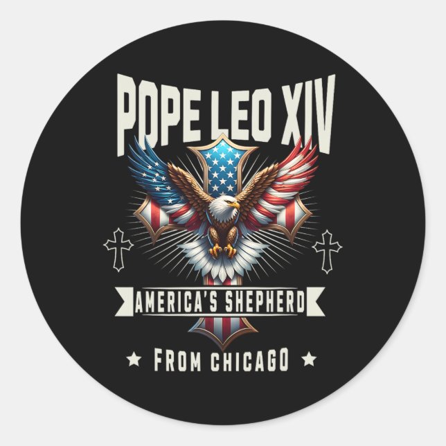 Habemus Papam 2025 Vatican Election Leo Xiv From C Classic Round Sticker (Front)