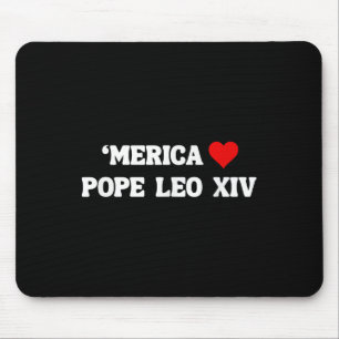 Habemus Papam Election 2025 America Love Heart Pop Mouse Pad