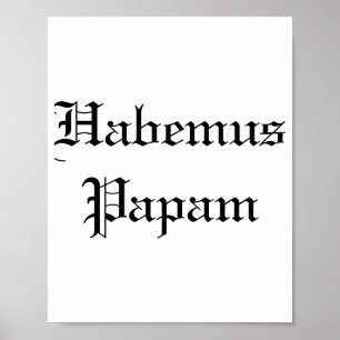 Habemus Papam New Pe  Poster