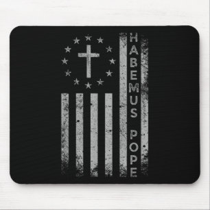 Habemus Papam Pope Leo Xiv Catholic Church Christi Mouse Pad