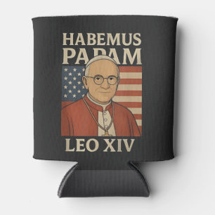 Habemus papam Pope Leo XIV Christian Church Can Cooler
