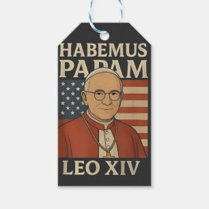 Habemus papam Pope Leo XIV Christian Church Gift Tags