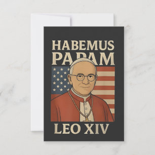 Habemus papam Pope Leo XIV Christian Church Invitation