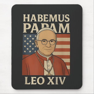 Habemus papam Pope Leo XIV Christian Church  Mouse Pad