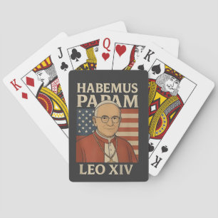 Habemus papam Pope Leo XIV Christian Church  Playing Cards