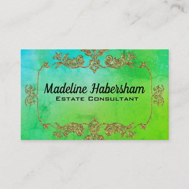 Habersham Elegant From A Past Time Business Card (Front)