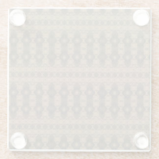 Habesha Tibeb Geometric Pattern Glass Coaster