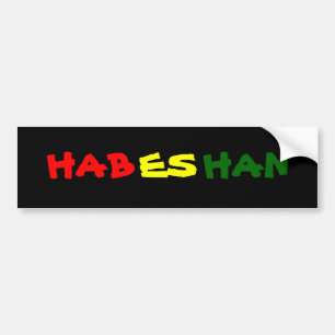 HABESHAN BUMPER STICKER