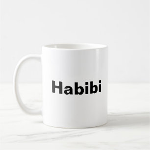 "Habibi" حبيبي one word minimalism Coffee Mug