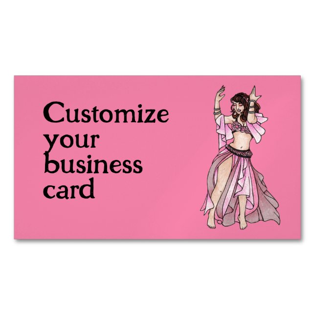 Habibi Belly Dancer Business Cards (Front)