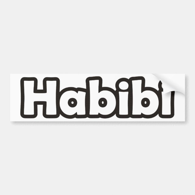 Habibi Bumper Sticker (Front)