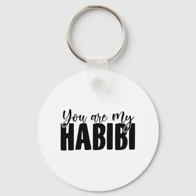 Habibis | Yallah-Habibi Habibo Arabic Gifts Key Ring (Front)