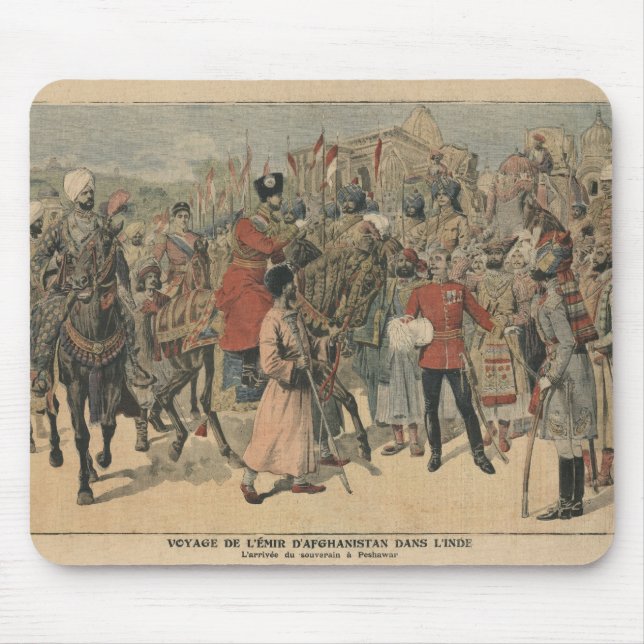 Habibullah Kahn  Emir of Afghanistan Mouse Pad (Front)