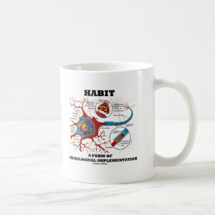 Habit A Form Of Neurological Implementation Neuron Coffee Mug