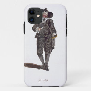 Habit of an Oliverian, 1650 (engraving) iPhone 11 Case