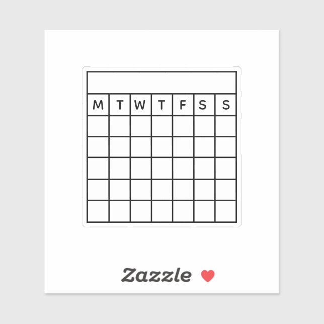 Habit Tracker,Bullet Journal,Month Grid Calendar (Sheet)