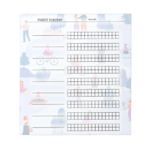 Habit Tracker Notepad