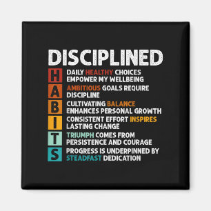 Habits Definition Motivational Quote Affirmations  Magnet