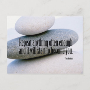 Habits Motivational Postcard