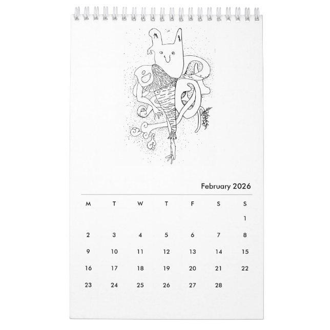 Habitual Creatures 2016 Calendar (Feb 2026)