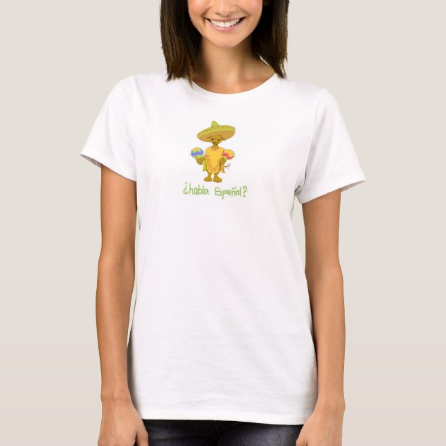 habla espanol T-Shirt (Front)