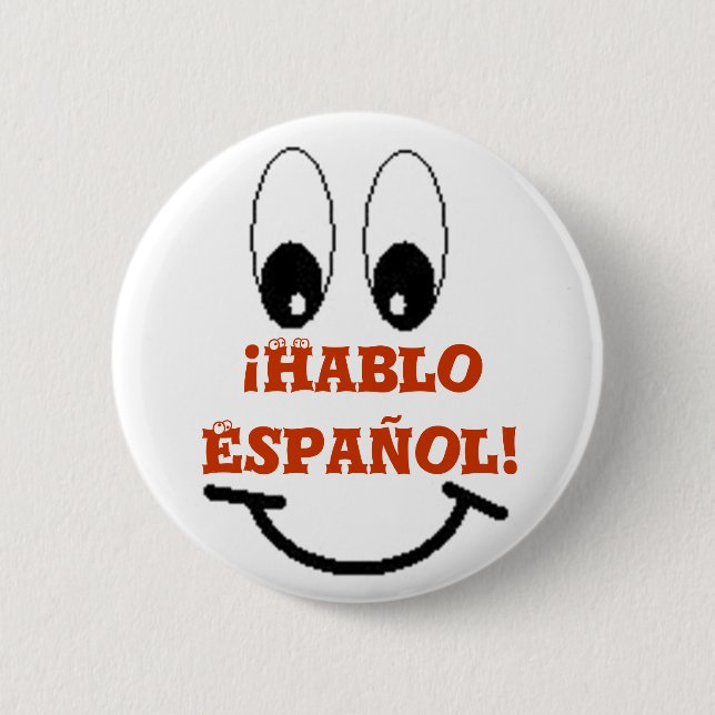 hablo espaol button (Front)