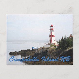 Habor Lightstation Campobello Island New Bronswick Postcard