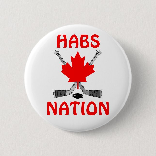 HABS NATION 6 CM ROUND BADGE (Front)