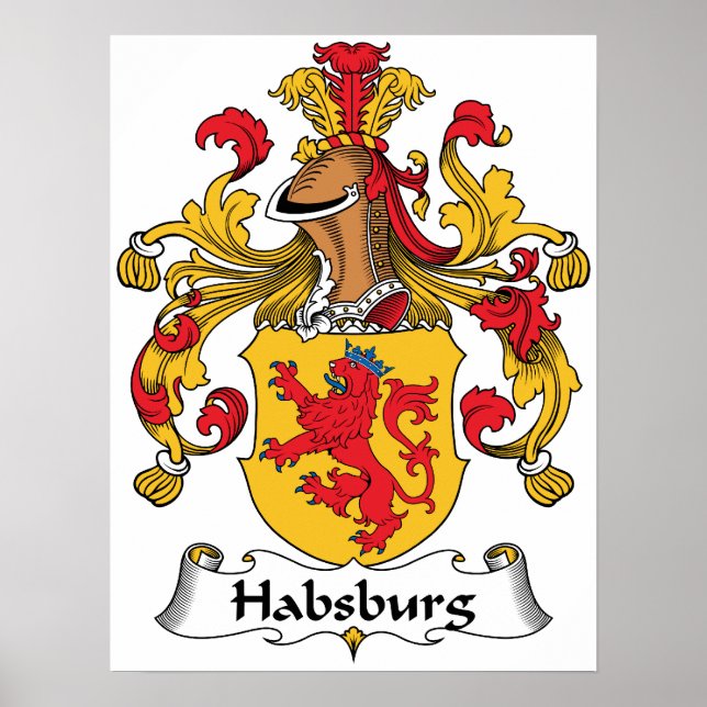 Habsburg Family Crest Poster (Front)