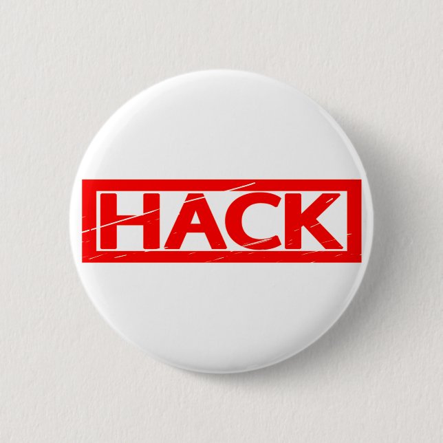 Hack Stamp 6 Cm Round Badge (Front)