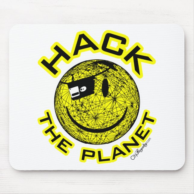 Hack the Planet Mouse Pad (Front)