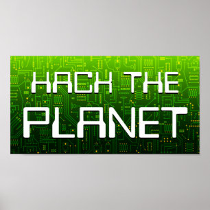 hack the planet poster