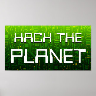 hack the planet poster