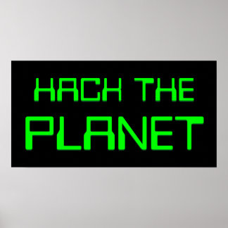 hack the planet poster