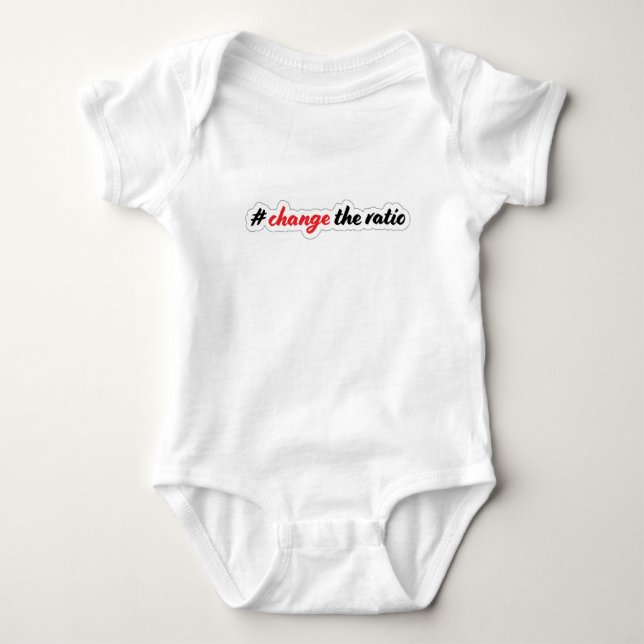 Hackbright Baby #changetheratio Bodysuit (Front)