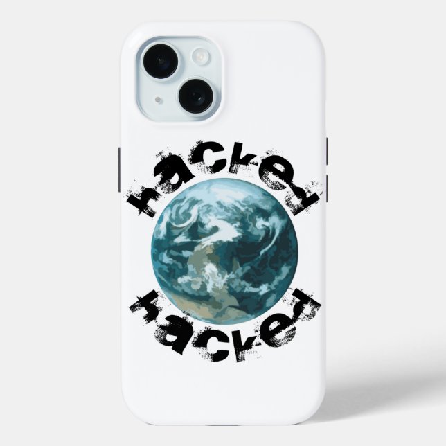 Hacked Planet Earth Case-Mate iPhone Case (Back)