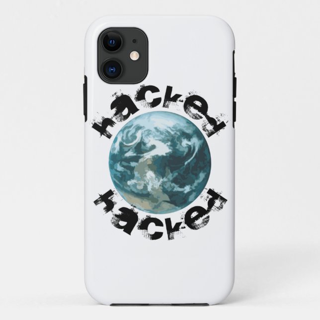 Hacked Planet Earth Case-Mate iPhone Case (Back)
